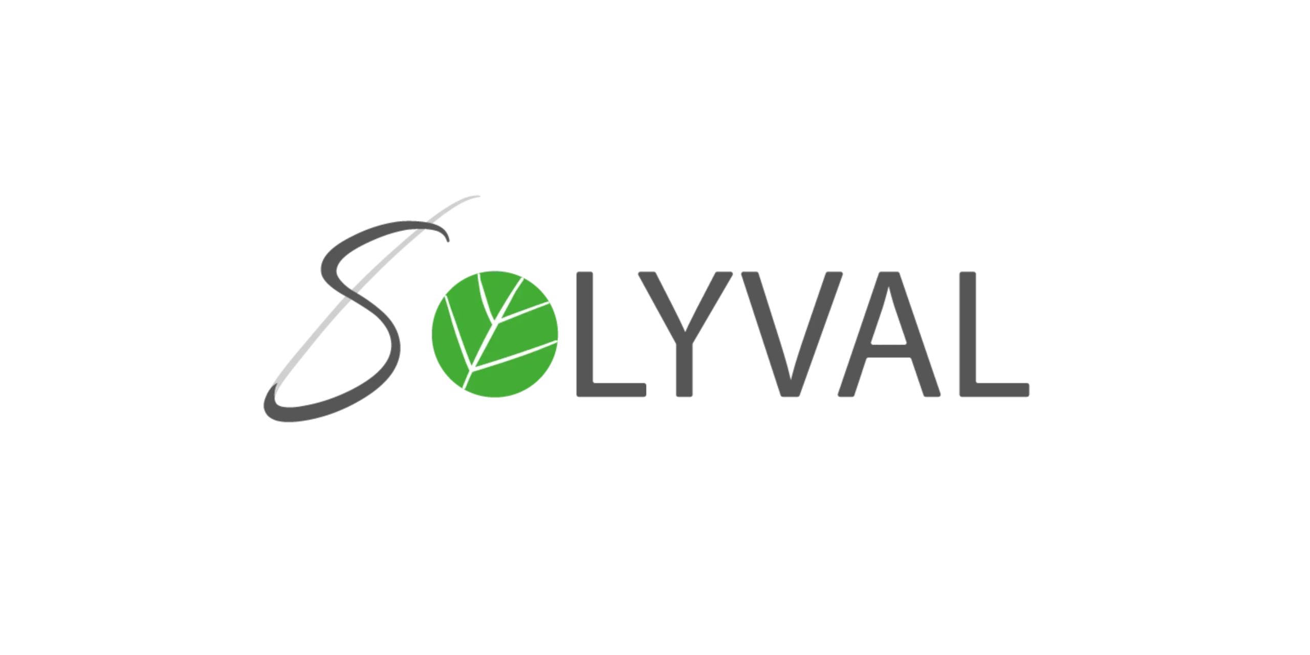 Logo Solyval - pôle green du groupe Solynvest avec Solygom, l'expert en sols amortissants pour tous vos espaces